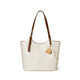 
Cnoles narrative tote bag large capacity bag for women 2025 commuting one-shoulder work handbag birthday gift for girlfriend Cream white coffee - new practical gift for girls
