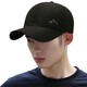 Baseball cap, breathable sun protection, quick-drying, outdoor fishing sunshade mesh, summer universal, black 56