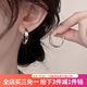Idel hoop earrings for women 2025 new high-end earrings light luxury niche earrings birthday gift E3487 earrings