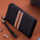 
Goldlion Qiying Store Men's Handbag Leather Clutch Men's Business and Casual Black Large (Hand-hold) 21.5*12*2.5cm