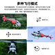 Bell 206 remote control aircraft optical flow positioning, one-button lifting, three speeds adjustable, simulated helicopter model, red and white, air pressure fixed altitude + optical flow positioning, practice - dual batteries (remote control battery included)