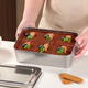 Baijie tiramisu box with lid crisper stainless steel mousse cake dessert packaging box baking mold tray fruit plate