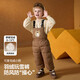 ASK JUNIOR Waterproof Boys' Pants Winter Thickened Warm Children's Down Pants Children's Overalls Soft Shell Pants Trousers