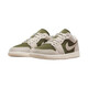 Nike Basketball Shoes Men's Summer New Air Jordan 1 Low AJ1 Joe 1 Casual Low-top Sports Shoes HV4089-201/Sail White/Medium Olive Green/Light Earth Brown 40