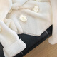 
Cypress Lazy Style Beaded Long Sleeve Sweater for Women 2025 Autumn New Soft Glutinous Gentle Knitted Sweater