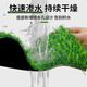 Qingya simulated lawn carpet, artificial green balcony decoration mat, artificial outdoor kindergarten plastic fake turf floor mat, customized size, contact customer service, double-layer encryption and thickening