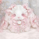 Nanluo Crossbody Bag Lolita Lapin Pluce Sac à bandoulière 2025 NOUVEAU BAG ENFANTS HAUT-PROCÉCIE BADEAU BADE PINK PINK RABBIT + 1 PEARL STRAP