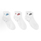 Chaussettes pour hommes adidas et chaussettes féminines trois paires 2025 Chaussettes de sport printanier et d'été coulant des chaussettes décontractées confortables et polyvalentes HT3468 JC9272 / noir / blanc / gris clair / trois paires S Taille de la chaussure 35-38