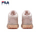 FILA Children's Shoes Cotton Boots 2025 Winter New Men's and Women's Sports Warm Cotton Shoes for Middle and Large Children Fog Rose Pink/Black Rose Pink-MS 36 Inner Length 23.0cm