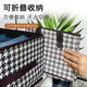 Houndstooth storage box large size hard board pants folding storage box jeans sweater storage artifact storage box 40*28*20cm houndstooth storage box