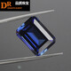 DR GRAFFCARNY men's and women's tanzanite sapphire loose stone jewelry rectangular ring ring surface blue colored gemstone pendant main stone tanzanite 68mm (rectangular)