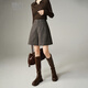 Late White New Product 2025 This Year's Popular Western Style Sheep Wool Versatile Small People Wool Boot Pants Fashionable Casual Shorts Brown 28