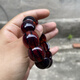 Yuze natural amber Polish blood amber hand row beeswax bracelet old type beads flat beads men and women gift box gift box