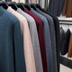 
100% wool men's thickened wool sweater for men in winter half-high neck warm sweater for middle-aged men pull-up base shirt BE-GHG900 black gray M (165) Recommended 90-125Jin [Jin equals 0.5 kg]