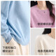 
MUSLEY QUEEN cashmere cardigan for women 25 autumn new round neck wool velvet soft sweater solid color seamless knit sweater light yellow one size
