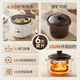Midea electric stew pot, electric casserole, electric stew pot, ceramic soup pot, stew pot, purple casserole, 3L bird's nest stew pot, porridge, baby food supplement pot, electric cooking pot MD-DGE3056