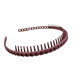 Diadema especial antideslizante para lavado de cara, Summer Women's 2025 Nuevo cabello de alta gama Banda para el cabello Broken Card Tarjeta Matte Matte