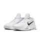 Nike Men's Breathable Lightweight Basketball Shoes Winter Practical Anti-torsion Cushioning Sports Mesh NIKE DM1124 100 White/Black/Platinum (DM1124-100) 42.5