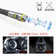 Gugao Lusen 360-degree turning endoscope HD camera dual lens industrial pipeline inspection car maintenance GL-500M new HD lens 6mm + snake tube 1 meter