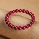 Gold stone spirit cinnabar bracelet amulet for men and women purple gold sand transfer beads Buddha beads couple bracelet birth year birthday gift