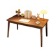 Weishi computer desk home bedroom 2025 new desk adult study table solid wood legs rectangular student writing table hot selling single table walnut color 100*55CM