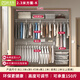 Gemet 2.3m wardrobe bedroom home wardrobe steel metal wardrobe steel frame structure all steel plate shelf type wardrobe 2.3m K style