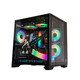 玩嘉 孤勇者MINI白电脑机箱台式机MATX海景房240一体水冷全侧透ITX桌面 孤勇者MINI黑