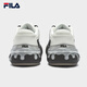 FILA official women's sneakers CARROT modern carrot shoes versatile fashion heightening white shoes sports casual shoes for women first snow white/black-PB 40