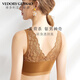 Victoria's style pure cotton one-piece breast pad beautiful back bra push-up no rims sleep sports bra women's lace sexy chest wrap vest pure cotton skin-friendly single piece - black M recommended 90-105Jin Jin equals 0.5 kg