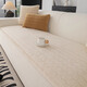 Lange cream style lamb velvet sofa cushion winter 2026 new anti-slip one-piece thickened sofa seat cushion sofa cover Tianyan-off-white (soft lamb velvet thickened without shedding) sofa cushion customization