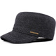 Desina woolen hat men's winter plush duck-billed hat for middle-aged and elderly people with thickened rear seal for cold protection and ear protection flat-top hat