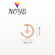 NOYB Monólogo Good Night Star Moon Checklace 9K Collar Star Moon Collar Mu14137 Puntos 5 cm