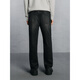 GXG Men's Wear Shopping Mall Same Style Washed Gray Jeans Men's Straight Commuting Trousers Dark Gray 170/M