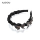 AJIDOU Ajidou hair accessories women's black butterfly fashion headband fabric hair accessories high skull headband black 1 piece