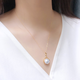 Quan Yin Yang Seawater Gold Pearl Pendant Highlight 18k Inlaid Diamond Necklace for Mom, Girlfriend, Australian White 12-13mm Diamond