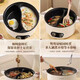 Germany's new Yuanyang electric hot pot household multi-functional all-in-one dual-control Yuanyang pot is thickened and 7L large capacity - Yuanyang electric hot pot (5-9 people) 7 inches