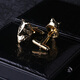 Lieshang golden northern wolf cufflinks French shirt cufflinks business shirt cuff buttons men’s cufflinks golden northern wolf_cufflinks