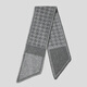 VICUTU men's scarf is simple, fashionable, comfortable, warm and skin-friendly, business commuting, casual and versatile scarf gray