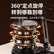 Lingchen Tablet Stand iPad Desktop Mobile Phone Stand 360 Multifunctional Rotating Folding Lazy Support Stand Eating Chicken Game Online Class Painting Metal Live Video Mobile Phone Universal