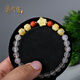 Xinyou natural Russian material beeswax sun and moon stars straight cut bucket beads Xingyue accessories diy cultural toy bracelets separated beads top beads beeswax sun and moon stars diameter about 7.5mm
