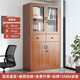 Moai filing cabinet information cabinet filing cabinet office locker cabinet with lock locker drawer storage cabinet office cabinet with lock four doors and two drawers walnut color 80*30*180