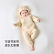 Babylove newborn one-piece autumn and winter quilted warm newborn baby romper clothing monk clothing baby clothes