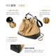 HR Helena Bag Women's Bag Autumn and Winter New Bucket Bag Frosted Back-Fleece Garbage Bag Bag Light Luxury High-end Shoulder Bag