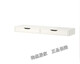 Mexueer Alais with drawer shelf white storage rack storage rack wall hanging storage rack 119*29 shelf 119*29