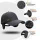 Red Dragonfly hat for middle-aged and elderly men, winter velvet thickened wool peaked cap for dad, grandpa and the elderly, ear protection baseball cap, wool blended ear protection style - black box, one size fits all, hat girth (56-60CM)