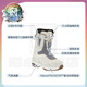 NITRO Snowboarding Shoes 2526 Snow Season FATE All-region All-purpose Skiing Shoes Snowshoes for Carving and Sliding on Snowboards Gray White (Hot-Selling Recommendation Fashionable and Versatile) 39 (Inner Length 255mm)