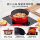 Zwilling one-person cooking pot set non-stick frying pan, stew cast iron pot enamel pot 3-piece set (Zwilling cast iron pot 24cm)