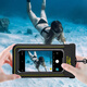 He Jiagong mobile phone waterproof bag with touch screen for taking pictures, swimming, diving, rafting, arm hanging, sealed rain bag, snorkeling waterproof, black