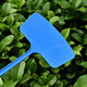 Gardening label, flower and plant label, ground sign, waterproof gardening custom sign, integrated bevel, bevel 30cm blue (10 pieces)