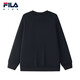 FILA antibacterial function FILA children's sweatshirts 2025 winter fleece tops for boys and girls